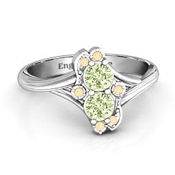 Sense of Style Two Stone Ring