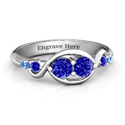 Classic Curves Two-Stone Ring