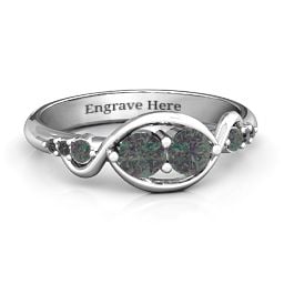 Classic Curves Two-Stone Ring
