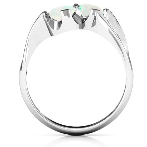 Two Stone Sparkle Ring