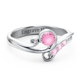 Family Flair Ring With 2-6 Birthstones