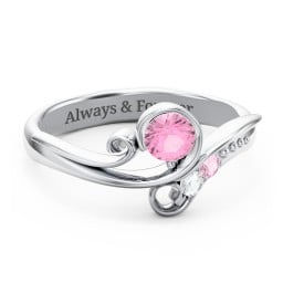 Family Flair Ring With 2-6 Birthstones