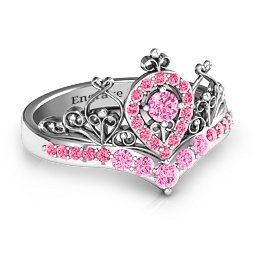 Queen Of My Heart Tiara Ring