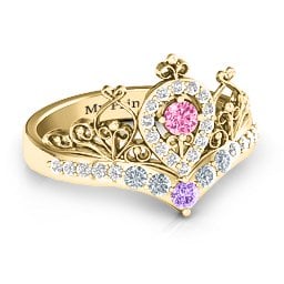 Queen Of My Heart Tiara Ring