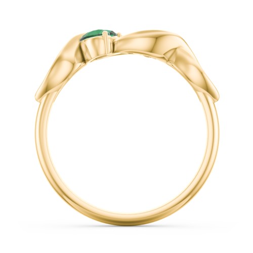 Heavenly Hearts Ring with Heart Birthstones