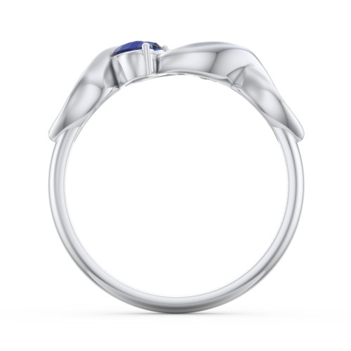 Heavenly Hearts Ring with Heart Birthstones