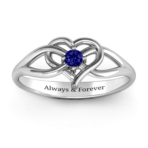 Everlasting Elegance Interwoven Heart Ring