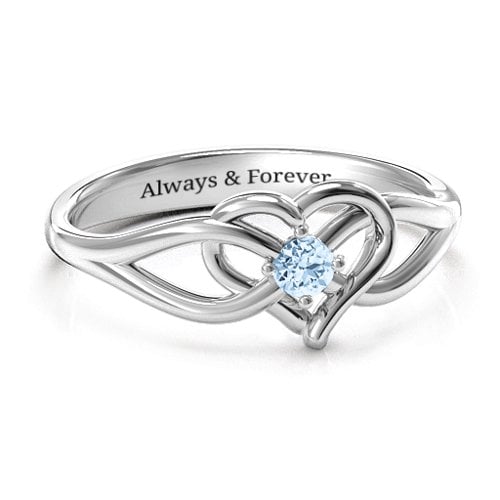 Everlasting Elegance Interwoven Heart Ring