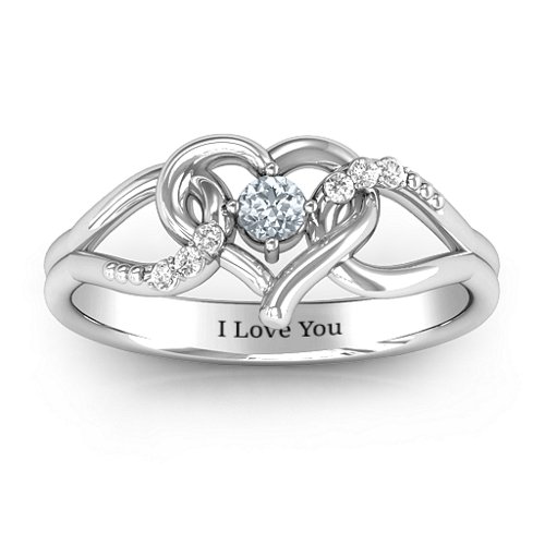 You Have My Heart Ring with Accents