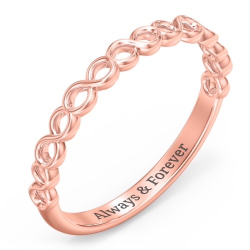 Dreaming Of Infinity Band – 10K Rose Gold