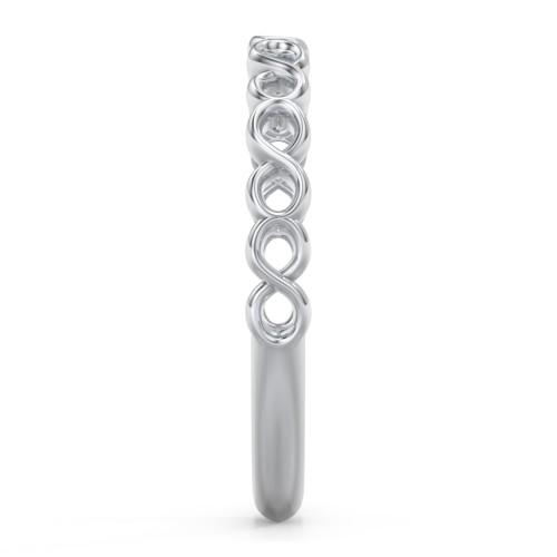Dreaming Of Infinity Band – 10K White Gold