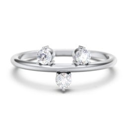 Stacking Ring with 1-5 Stones