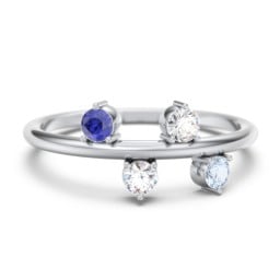 Stacking Ring with 1-5 Stones