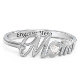 All About Mom Birthstone Ring