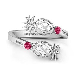 Pineapple Passion Wraparound Ring