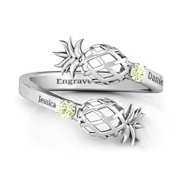 Pineapple Passion Wraparound Ring