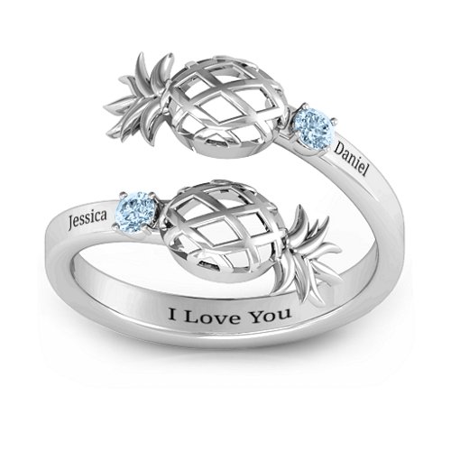 Pineapple Passion Wraparound Ring
