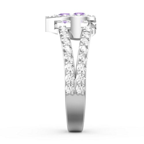 Written in the Stars Heart Cluster Ring