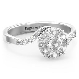 Ariel Round Cluster Ring