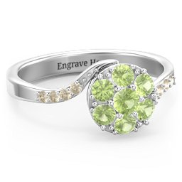 Ariel Round Cluster Ring