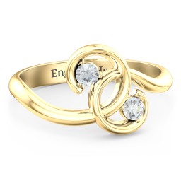 The Pinky Promise Ring in 14K Solid Yellow Gold
