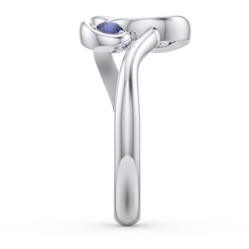 The Pinky Promise Ring – Sterling Silver with Blue Sapphire