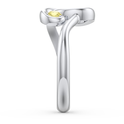 The Pinky Promise Ring – Sterling Silver with Citrine