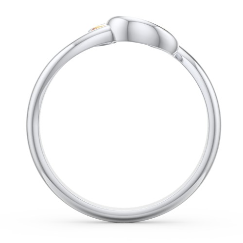 The Pinky Promise Ring – Sterling Silver with Citrine