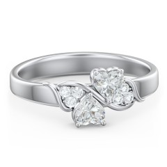 Heart of Hearts with Accent Stones Ring