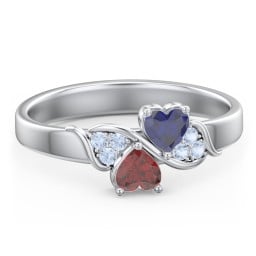Heart of Hearts with Accent Stones Ring