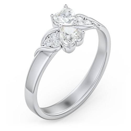 Heart of Hearts with Accent Stones Ring