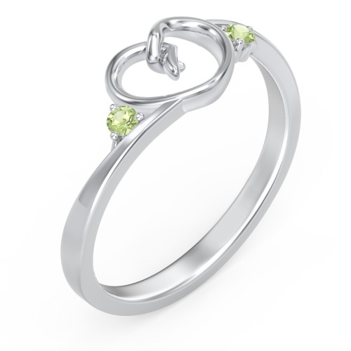 Hearts Entwined Pinky Promise Ring