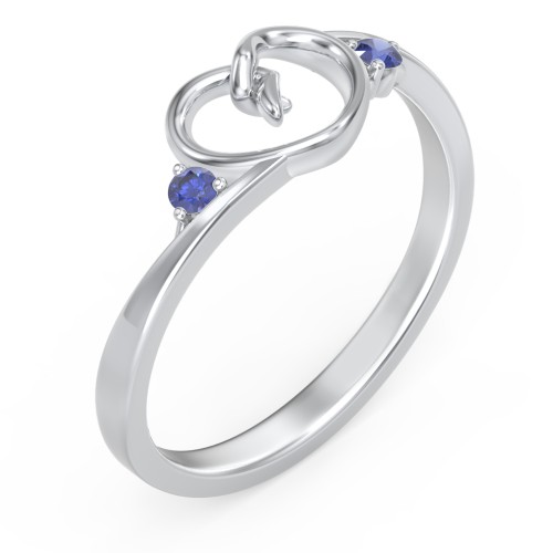 Hearts Entwined Pinky Promise Ring