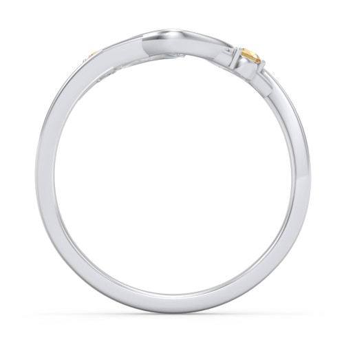 Hearts Entwined Pinky Promise Ring