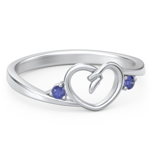 Hearts Entwined Pinky Promise Ring
