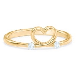 Two in Love Ring