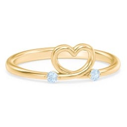 Two in Love Ring