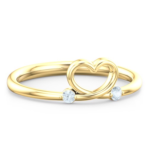 Two in Love Ring