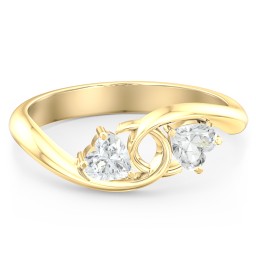 Two of Hearts Pinky Promise Ring