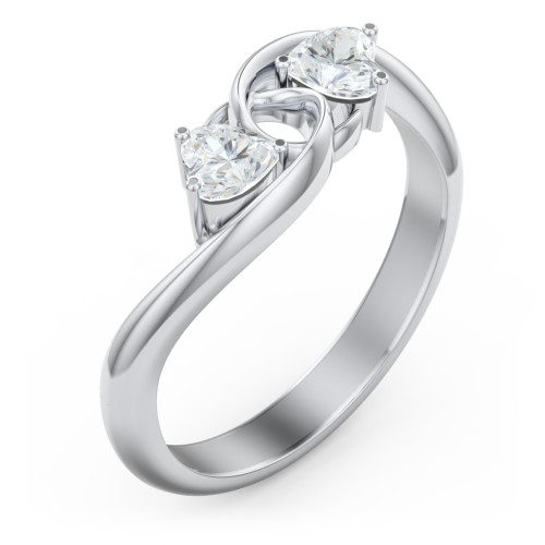 Two of Hearts Pinky Promise Ring