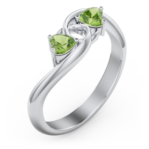Two of Hearts Pinky Promise Ring