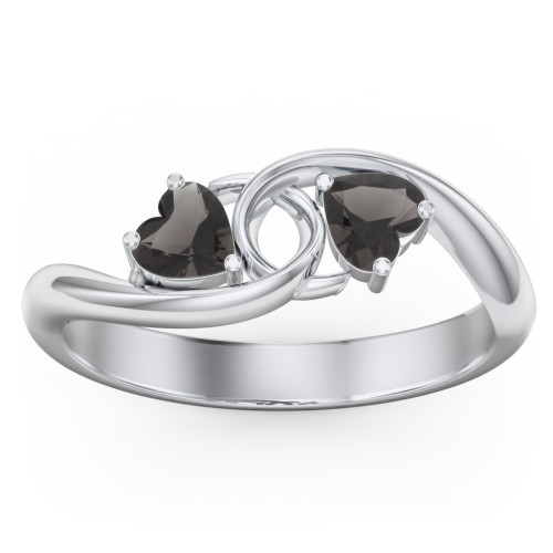 Two of Hearts Pinky Promise Ring