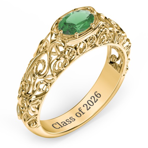 Vintage Graduation Ring