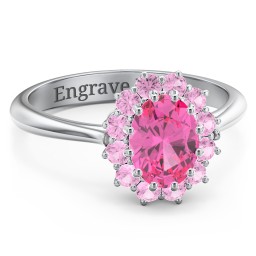 The Lady's Legacy Ring in 925 Sterling Silver with Pink Sapphire
