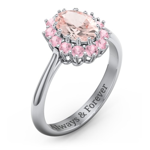 The Lady's Legacy Ring – Sterling Silver with Morganite and Pink Tourmaline