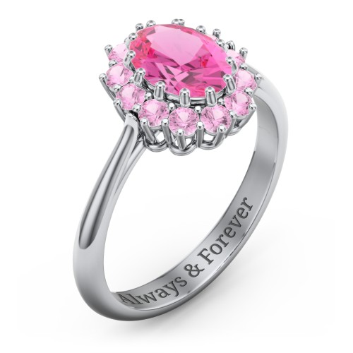 The Lady's Legacy Ring – Sterling Silver with Pink Sapphire