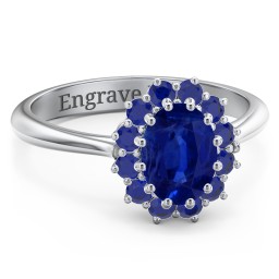 The Lady's Legacy Ring in 925 Sterling Silver with Blue Sapphire