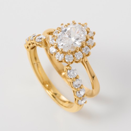 The Lady's Legacy Ring – Sterling Silver with White Premium Zirconia and Cubic Zirconia