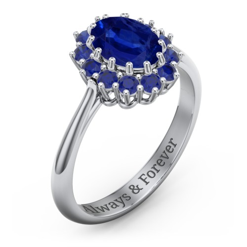 The Lady's Legacy Ring – Sterling Silver with Blue Sapphire