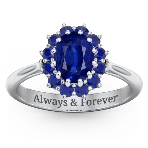 The Lady's Legacy Ring – Sterling Silver with Blue Sapphire